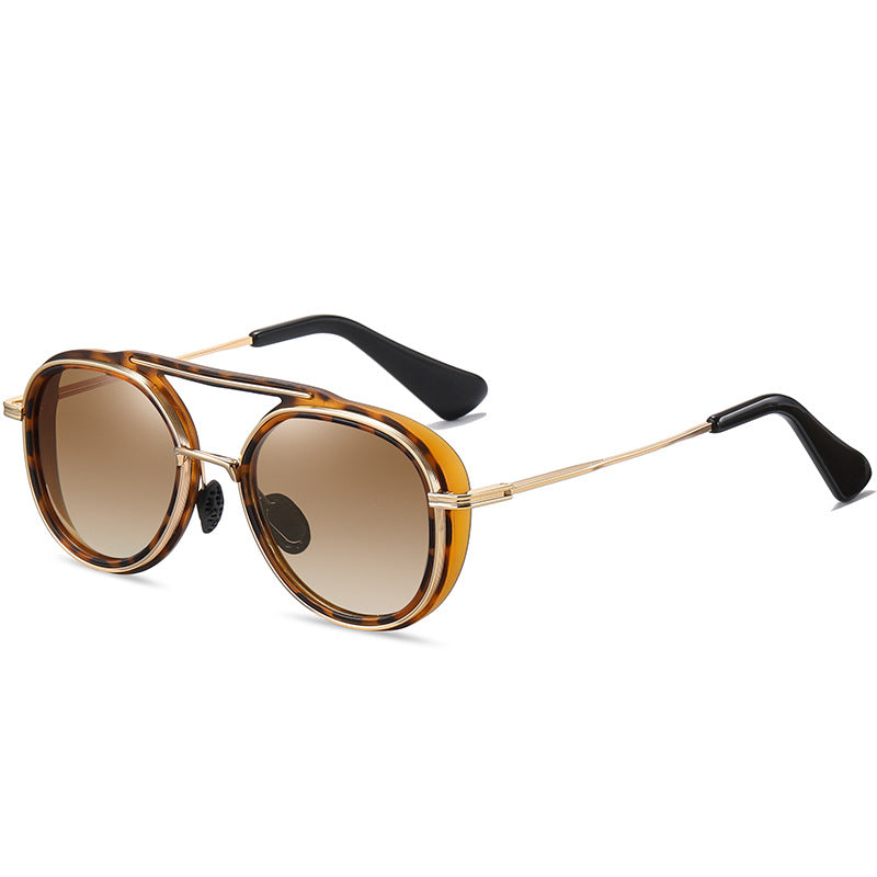 Colorful Two-tone Sunglasses