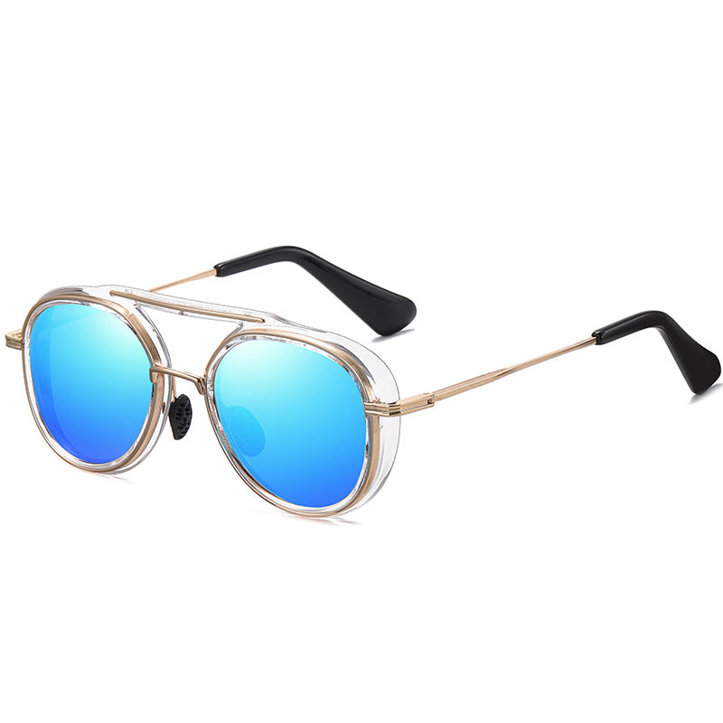 Colorful Two-tone Sunglasses