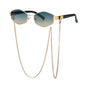 Fashion Chain Irregular Frame Sunglasses