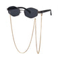 Fashion Chain Irregular Frame Sunglasses