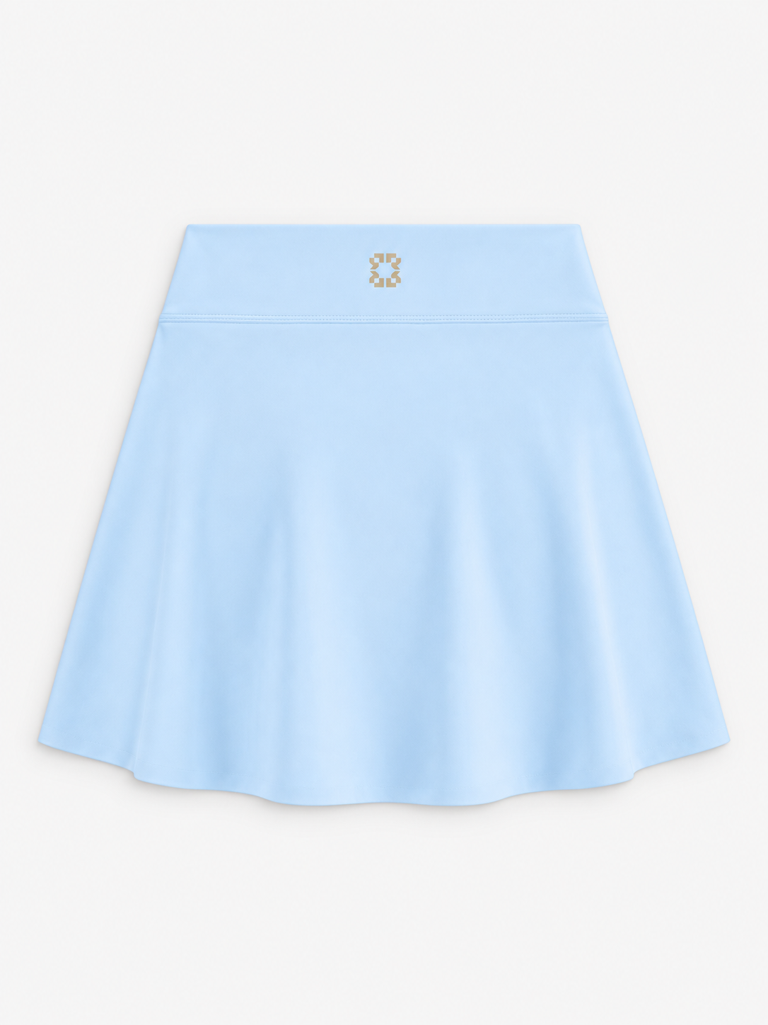 Ritual A-Line Contrast Panel Slit Skirt